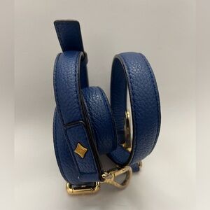 Auth MCM Long Crossbody Sling